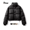 Áo phao nữ vải da Loại 1 bảo hành 2 năm KIUTI - áo khoác mùa đông basic đẹp 10