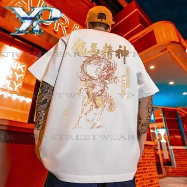 Áo phông Dragon and Horse Spirit Tết Nguyên Đán COD giao 24h giảm còn 60.000₫