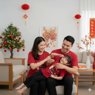 Áo phông gia đình bố mẹ bé chúc mừng năm mới 2.026 Tết sum vầy - Giá chỉ 71.500đ 7