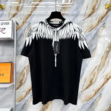 Áo Phông Nam Cánh Chim Cao Cấp In Kín, Cổ Đá, Thiết Kế Đại Bàng Hot Trend 2.025 - Giá 24.000 VND