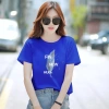 Áo phông nữ dáng rộng Loza RT8.342 in hình lông vũ, thun cotton co giãn 4 chiều, giảm giá 23% 168k 3
