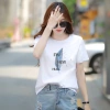 Áo phông nữ dáng rộng Loza RT8.342 in hình lông vũ, thun cotton co giãn 4 chiều, giảm giá 23% 168k 4