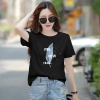 Áo phông nữ dáng rộng Loza RT8.342 in hình lông vũ, thun cotton co giãn 4 chiều, giảm giá 23% 168k 6