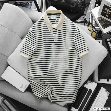 Áo Polo Nam BTM Striped Shirt Vải Pique Cá Sấu Kẻ Ngang Slimfit Mã 8.563 239k 10