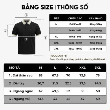 Áo polo nam cao cấp DAVIN EAGLE FeelMax thoáng mát, sang trọng Tặng hộp quà SIXMEN