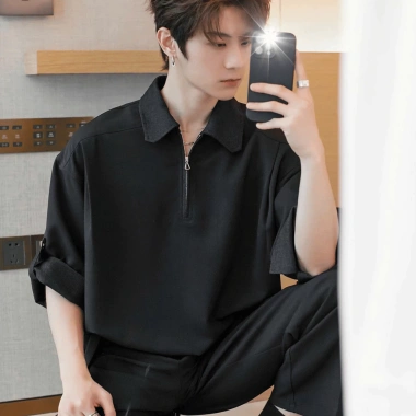 Áo Polo Nam Cao Cấp Phối Jeans Cotton Lạnh RegularFit Tinh Tế - SHINGHAI 319k 4