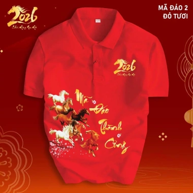 Áo Polo Tết 2.026 Mẫu Mới Cổ Bẻ Basic Cao Cấp - Sang Trọng, Thoáng Mát, Giá 199.000₫