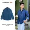 Áo Sơ Mi Denim Nam Nữ Chất Liệu Jean Cao Cấp Dày Dặn Phong Cách Hàn Quốc Giá 149.000₫