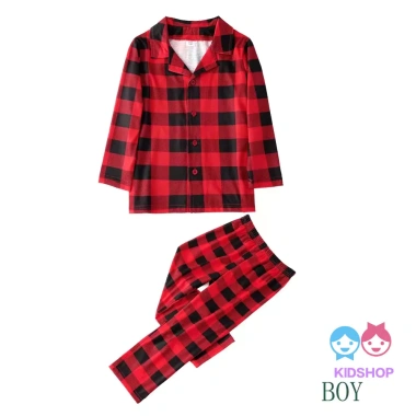 Áo sơ mi kẻ sọc Giáng sinh 2.024 cho cả gia đình - Thời trang đồng điệu, thích hợp mặc ngủ, giảm giá tới 20%
