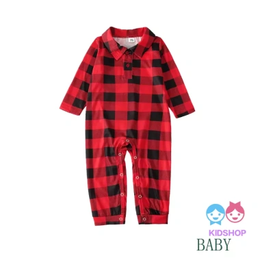 Áo sơ mi kẻ sọc Giáng sinh 2.024 cho cả gia đình - Thời trang đồng điệu, thích hợp mặc ngủ, giảm giá tới 20%