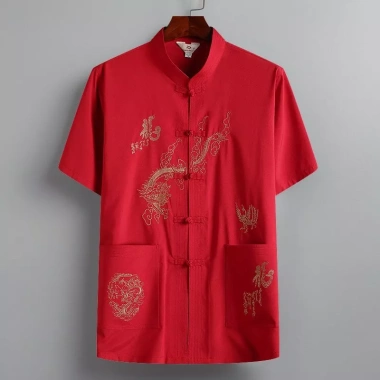 Áo sơ mi nam dài tay phong cách Hanfu, thời trang xuân hè người cao tuổi, lễ hội & Tết, giảm còn 363.273₫ 10 Áo sơ mi nam dài tay phong cách Hanfu, thời trang xuân hè người cao tuổi, lễ hội & Tết, giảm còn 363.273₫ 10