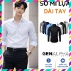 Áo sơ mi nam tay dài Kate lụa gen Alpha cao cấp, mát mẻ dưỡng da, chỉ 219.000₫