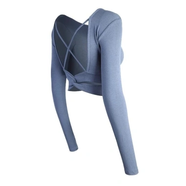 Áo Sơ Mi Yoga Nữ Backless – Top Chạy Bộ, Quần Push Up Dài Tay Giá 202.744₫ 2