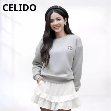 Áo Sweater CELIDO Thêu Boxy Nỉ 2 Da, Form Rộng Tay Lỡ, Cao Cấp Diện Tết 2.026 Siêu Xịn 5 Áo Sweater CELIDO Thêu Boxy Nỉ 2 Da, Form Rộng Tay Lỡ, Cao Cấp Diện Tết 2.026 Siêu Xịn 5