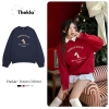 Áo Sweater Chữ Candle THEKLA Nỉ Lông Cáo Dày Dặn BST164 - Thiết Kế 2.026 Giá 85.000đ Giao Ngay