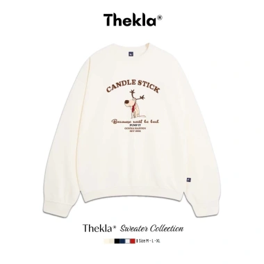 Áo Sweater Chữ Candle THEKLA Nỉ Lông Cáo Dày Dặn BST164 - Thiết Kế 2.026 Giá 85.000đ Giao Ngay