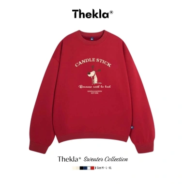 Áo Sweater Chữ Candle THEKLA Nỉ Lông Cáo Dày Dặn BST164 - Thiết Kế 2.026 Giá 85.000đ Giao Ngay