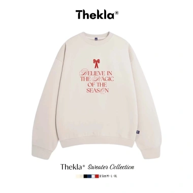 Áo Sweater Chữ Phép Màu THEKLA Nỉ Lông Cáo Dày Dặn BST268 - Thiết Kế 2.026, Giá 145k Giao Nhanh
