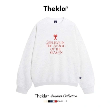 Áo Sweater Chữ Phép Màu THEKLA Nỉ Lông Cáo Dày Dặn BST268 - Thiết Kế 2.026, Giá 145k Giao Nhanh