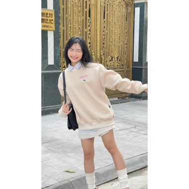 Áo Sweater Cô Thỏ Judy CHILLUP STUDIO Nỉ Lông Cáo TC431 – Tết 2.026 Giá 149.000đ