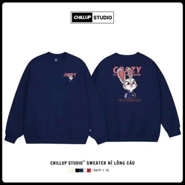 Áo Sweater Cô Thỏ Judy CHILLUP STUDIO Nỉ Lông Cáo TC431 – Tết 2.026 Giá 149.000đ