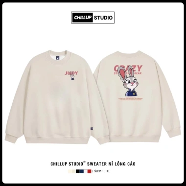 Áo Sweater Cô Thỏ Judy CHILLUP STUDIO Nỉ Lông Cáo TC431 – Tết 2.026 Giá 149.000đ 10 Áo Sweater Cô Thỏ Judy CHILLUP STUDIO Nỉ Lông Cáo TC431 – Tết 2.026 Giá 149.000đ 10