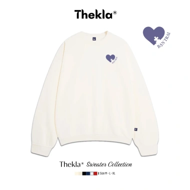 Áo Sweater Couple THEKLA BST198 Hình Mảnh Ghép Nỉ Lông Cáo Cao Cấp Form Rộng Dày Dặn - Giá 144.900 6