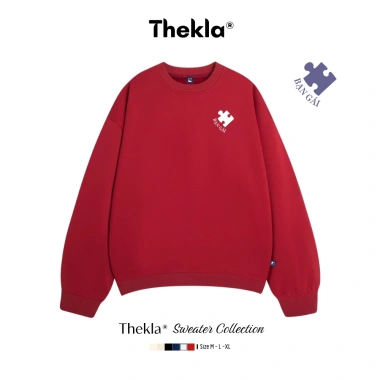 Áo Sweater Couple THEKLA BST198 Hình Mảnh Ghép Nỉ Lông Cáo Cao Cấp Form Rộng Dày Dặn - Giá 144.900 9