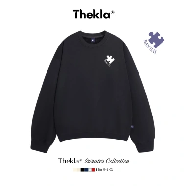 Áo Sweater Couple THEKLA BST198 Hình Mảnh Ghép Nỉ Lông Cáo Cao Cấp Form Rộng Dày Dặn - Giá 144.900 10