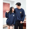 Áo Sweater Couple Thỏ Gấu BOPEPPY - Áo Nỉ Đôi, Lông Cáo Mềm Mịn, Giao Ngay 149k 2