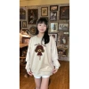 Áo Sweater Cún Đội Mũ THEKLA - Nỉ Lông Cáo Dày Dặn BST390 - Tết 2.026 Giá 145k 3
