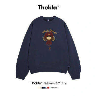 Áo Sweater Cún Đội Mũ THEKLA - Nỉ Lông Cáo Dày Dặn BST390 - Tết 2.026 Giá 145k 6