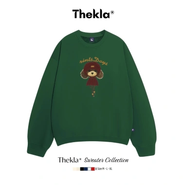 Áo Sweater Cún Đội Mũ THEKLA - Nỉ Lông Cáo Dày Dặn BST390 - Tết 2.026 Giá 145k 7