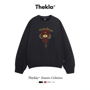 Áo Sweater Cún Đội Mũ THEKLA - Nỉ Lông Cáo Dày Dặn BST390 - Tết 2.026 Giá 145k 10
