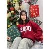 Áo Sweater Đỏ Cặp Đôi Nỉ Bông Cao Cấp Dày Dặn In Tên Năm Sinh và Hộp Quà Tặng 5