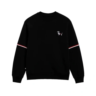 Áo sweater đỏ Noel Tết nỉ 2 da, thêu cún dễ thương, viền tay mềm mại không xù lông, giá chỉ 138.600 VND