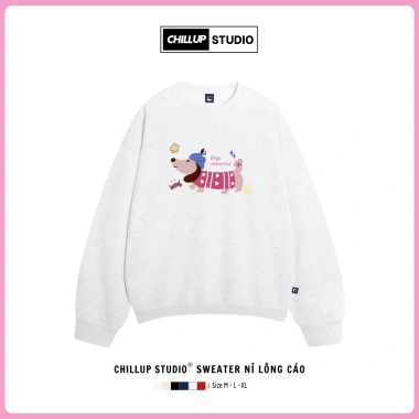 Áo Sweater DogCheerful CHILLUP STUDIO Nỉ Lông Cáo TC124 - Trendy Streetwear Đánh Dấu Tết 2.026, Giá 149k (Hàng Sẵn) 6