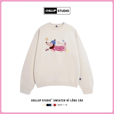 Áo Sweater DogCheerful CHILLUP STUDIO Nỉ Lông Cáo TC124 - Trendy Streetwear Đánh Dấu Tết 2.026, Giá 149k (Hàng Sẵn) 10