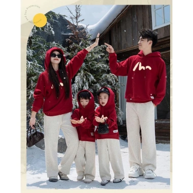Áo sweater gia đình Familylove Noel Nỉ họa tiết Giáng sinh Merry Christmas 220.000đ