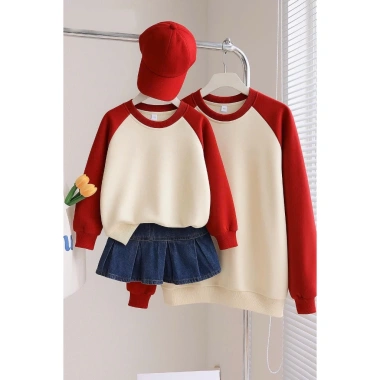 Áo Sweater Gia Đình Ráp Lăng 3/4 Người Mẫu Mới 2.026 - Nỉ Bông Đẹp, Đa Size, Giá Gốc 156k Giảm còn 130k