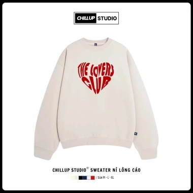 Áo Sweater Lover CHILLUP STUDIO Nỉ Lông Cáo TC254 – Trendy Đón Tết 2.026 Giá 149k