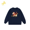 Áo sweater nỉ bông cao cấp họa tiết ngựa lộc tài, ấm ám thoáng khí, form rộng unisex cho nam nữ - Tết 2.026 4