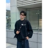 Áo Sweater Nỉ Bông Oversize Unisex Tay Bồng Form Rộng Xám Tiêu - In Chữ Đơn Giản, Giảm 20% 5