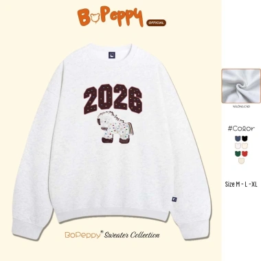 Áo Sweater Nỉ Lông Cáo BOPEPPY Unisex Tết 2.026 - Local Brand Nam Nữ, Lót Nhung Mềm Mại, Dày Dặn, Giá 149.000