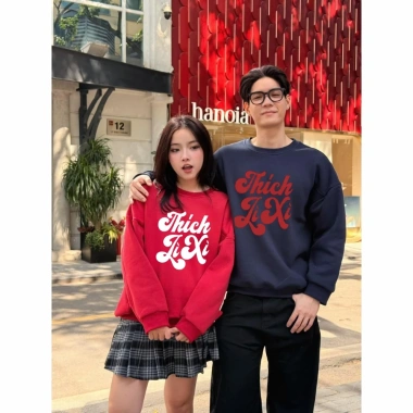 Áo Sweater Nỉ Lông Cáo CHILLUP STUDIO Unisex Ấm Áp Mùa Đông TC232 - 149.000₫