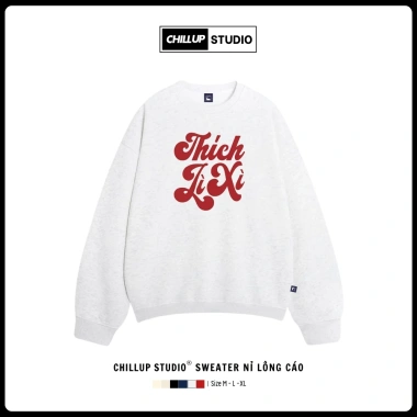 Áo Sweater Nỉ Lông Cáo CHILLUP STUDIO Unisex Ấm Áp Mùa Đông TC232 - 149.000₫ 7 Áo Sweater Nỉ Lông Cáo CHILLUP STUDIO Unisex Ấm Áp Mùa Đông TC232 - 149.000₫ 7