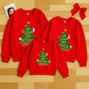 Áo sweater Noel 2.026 chất nỉ bông, áo noen tết thu đông, đủ size - 60k