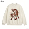 Áo sweater nữ đỏ mận unisex thu đông form rộng Năm Ngựa in hình áo tết fashion FOCUS 199k 8