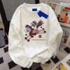 Áo sweater nữ mùa đông xám tiêu dài tay nỉ - Giá chỉ 199.000 VNĐ, giảm mạnh, chuẩn tết 2.026 8