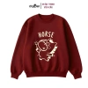 Áo Sweater Tết 2.026 Nỉ Bông Dày Ấm Áp In Hình Ngựa Đáng Yêu và Hộp Quà Tặng - Giá 225k 10
